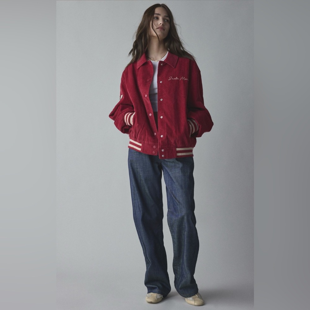 BDG Vince Oversized Corduroy Varsity Jacket